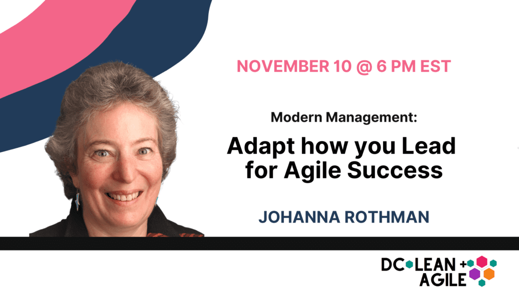 JohannaRothman MeetupDate JohannaRothman MeetupDate