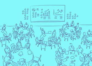 Groups of Business People in Room