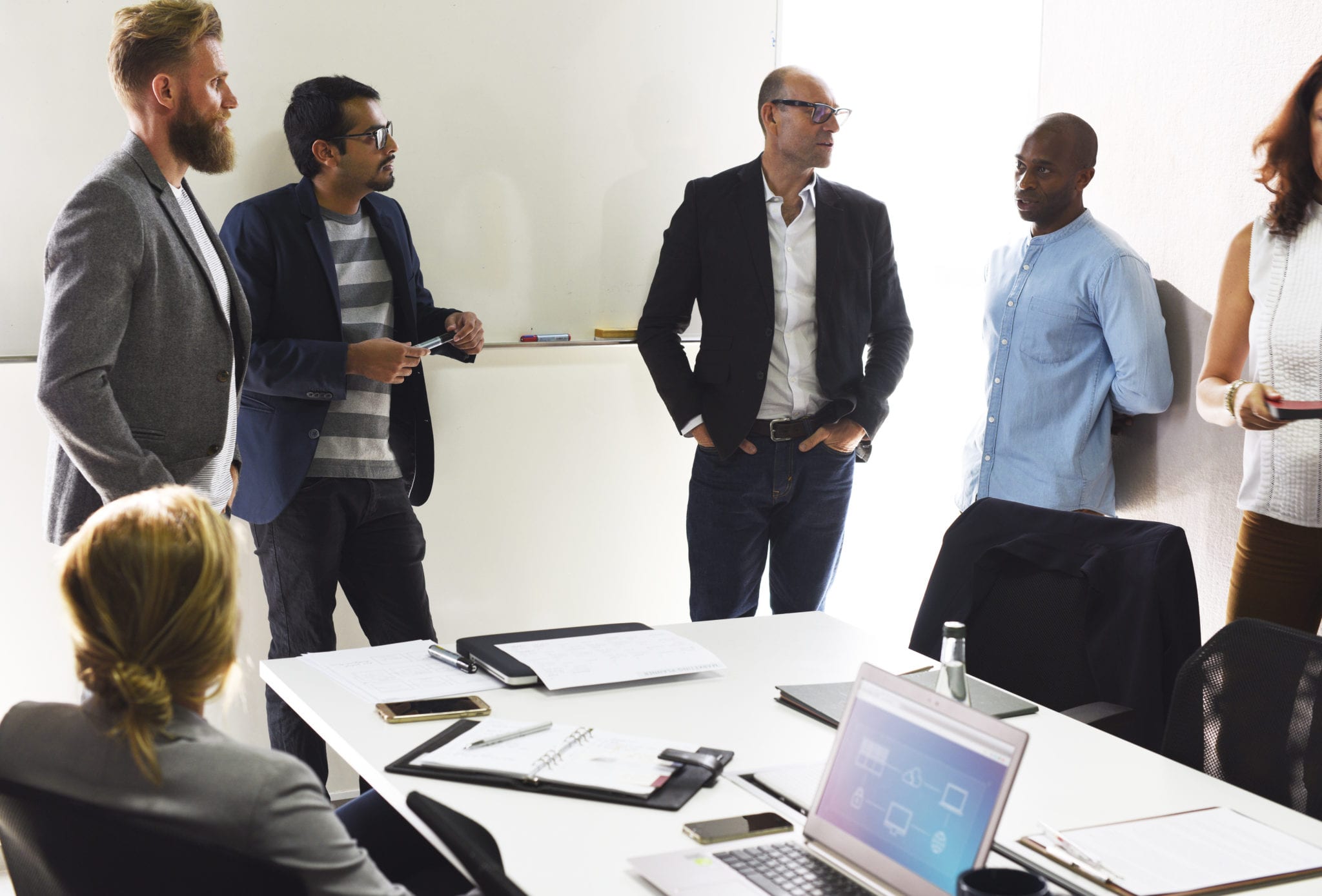 startup business team brainstorming on meeting P4TLMEU