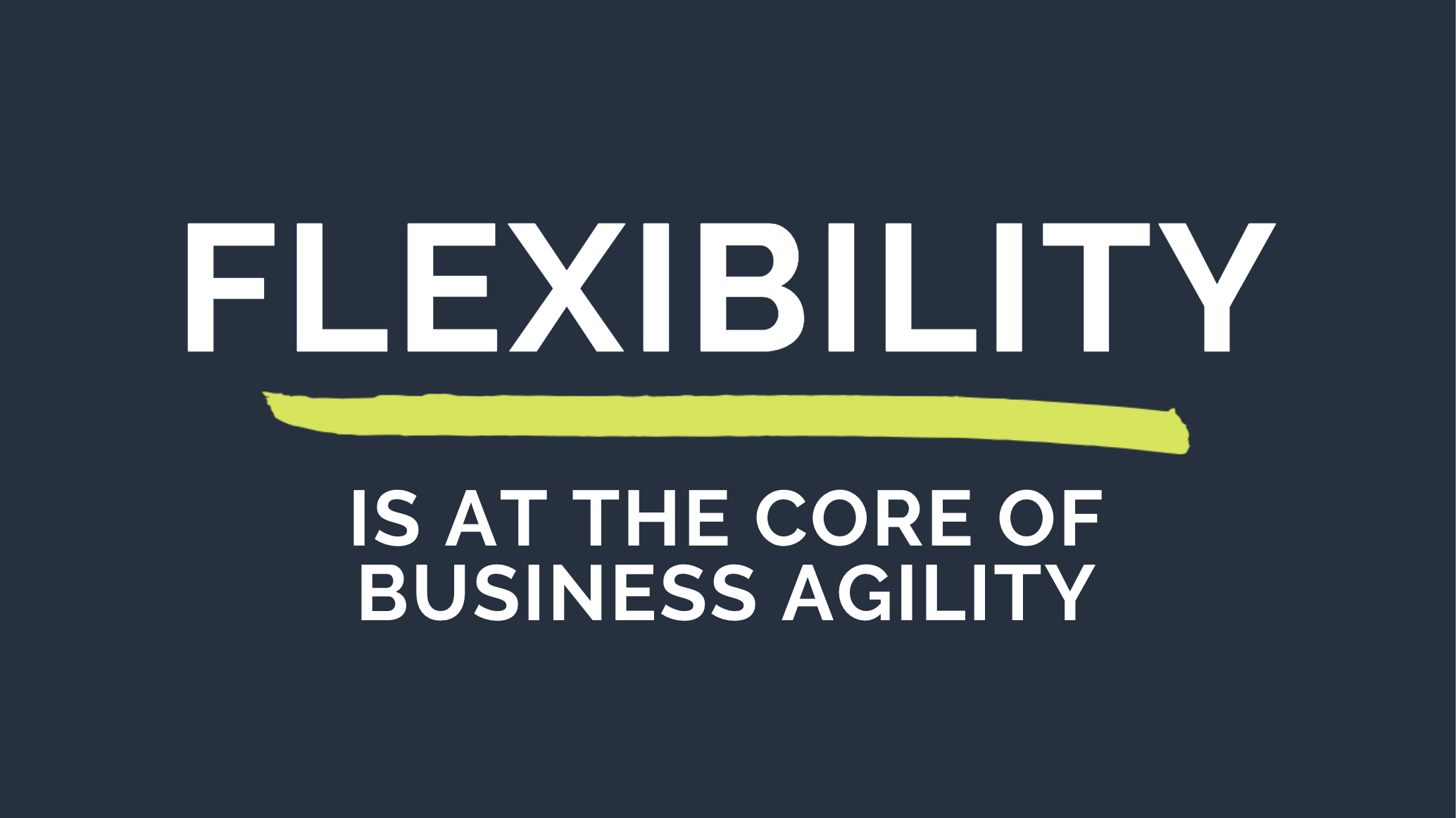 Flexibility Business Agility